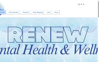 Renew Mental Health and Wellness website