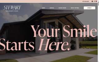 Stewart Orthodontic Studio website