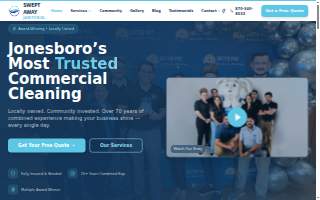 Swept Away Janitorial LLC website
