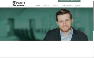 Troutt Law Firm website