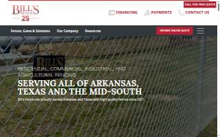 Bill's Fence Co., Inc website