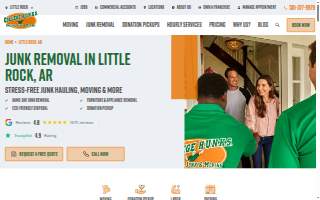 College Hunks Hauling Junk and Moving Little Rock website
