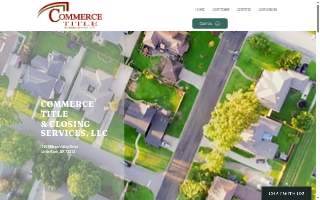Commerce Title & Closing Services website
