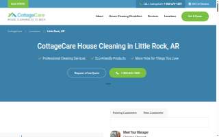 CottageCare Little Rock website