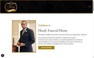 Hardy Funeral Home website