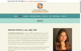 Healing Points Acupuncture website