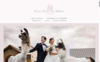 Heather Jenkins Photography website