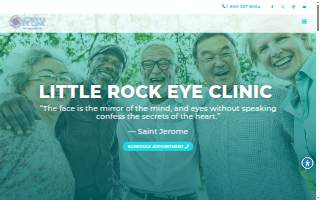 Little Rock Eye Clinic West website