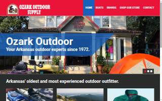 Ozark Outdoor Supply website