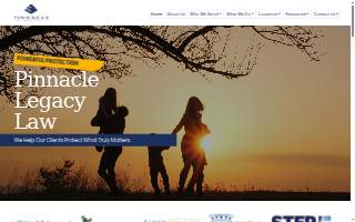 Pinnacle Legacy Law website