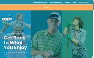 Pinnacle Physical Therapy website