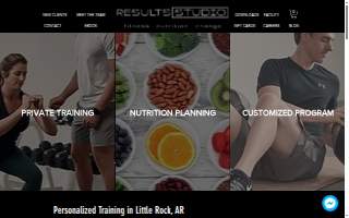 Results Studio LR of Little Rock website