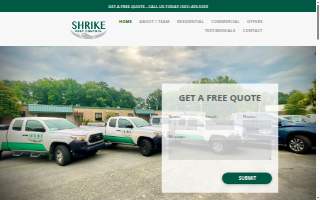 Shrike Pest Control website