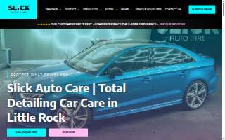 Slick Auto Care website
