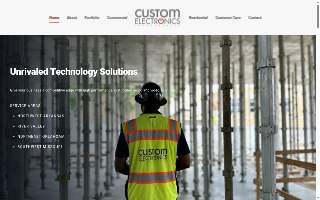 Custom Electronics website