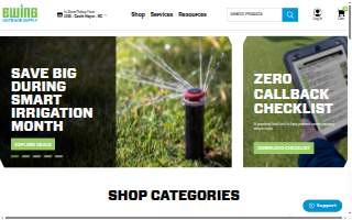 Ewing Outdoor Supply of Lowell website