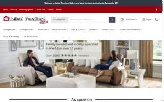 United Furniture Outlet of Lowell website