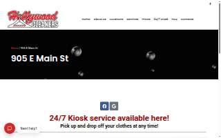 Hollywood Cleaners - Magnolia 24/7 website