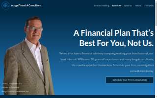 Adage Financial Consultants website