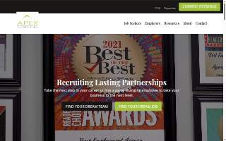 Apex Staffing Inc. website