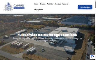 Cypress Cold Storage, LLC website