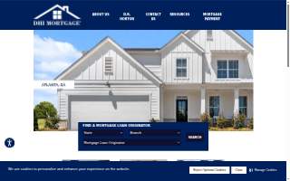 DHI Mortgage of Maumelle website
