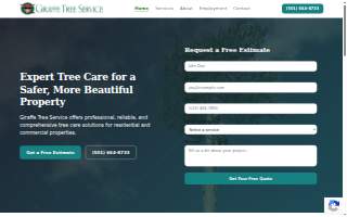 Giraffe Tree Services of Maumelle website