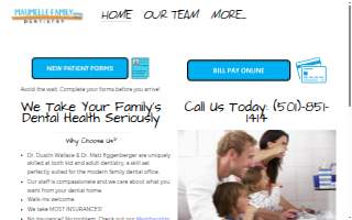 Maumelle Family Dentistry website