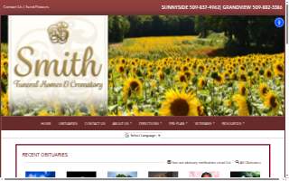 Smith Little Rock Funeral Home website