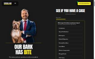 TopDog Law Personal Injury Lawyers of Maumelle website