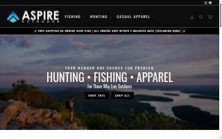 Aspire Outdoors website
