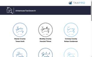 Baxter County Tax Service website