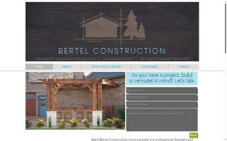 Bertel Construction Inc. website