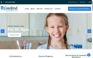 Crawford Dental Care website