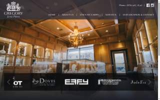 Gregory Jewelers website
