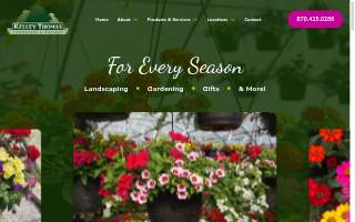Kelley Thomas Landscape Nursery website