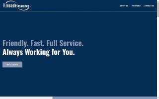 Kincade Insurance, Inc. website