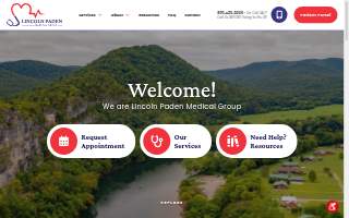 Lincoln Paden Medical Group website
