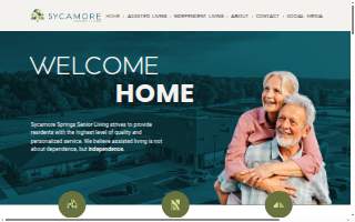 Sycamore Springs Senior Living website