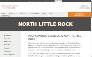 Clark Exterminating of North Little Rock website
