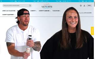 Confetti's Party Rental Company website