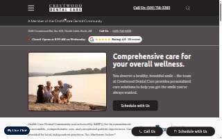 Crestwood Dental Care website