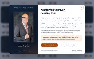 Eos Trucking website