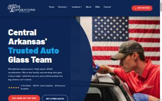 Generations Auto Glass website