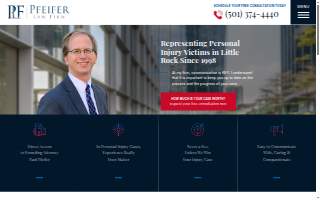 Pfeifer Law Firm website