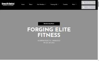 Crossfit Cathal website