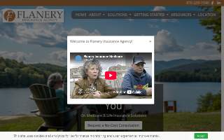 Flanery Insurance Agency website