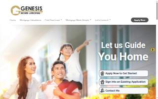 Genesis Home Lending website