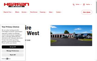 Herren Tire West website
