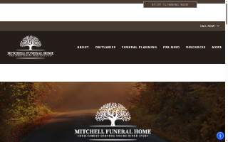 Mitchell Funeral Home website